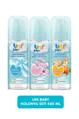 Kolonya Seti 450 ml (ÇİÇEKSİ KOKULAR & BEBEKSİ KOKULAR & TATLI ESİNTİLER) - 1