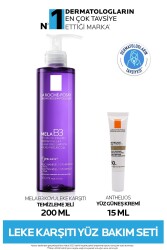 Leke Karşıtı Cilt Bakım SetiMela B3 Koyu Leke Karşıtı Temizleme Jeli 200ml & Yüz Güneş Kremi SPF50+ - 1
