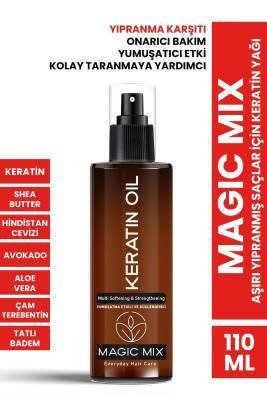 Magıc Mıx Aşırı Yıpranmış Saçlar Için Keratin Yağı 110 ml - 1