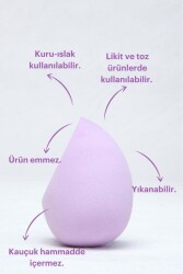 Makyaj Süngeri - Lila - 2