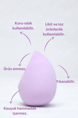 Makyaj Süngeri - Lila - 2