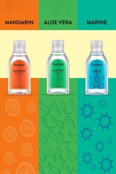 Mandalina Kokulu Temizleyici & Ferahlatıcı Mini Kolonya - 5