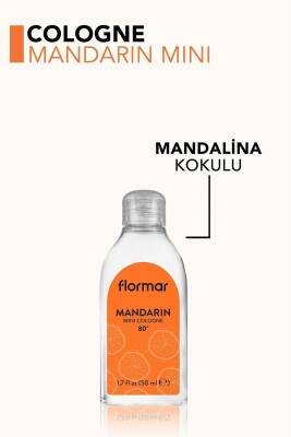Mandalina Kokulu Temizleyici & Ferahlatıcı Mini Kolonya - 3