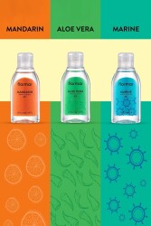 Mandalina Kokulu Temizleyici & Ferahlatıcı Mini Kolonya - 5
