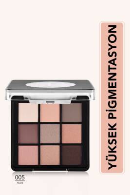 Mat & Işıltılı Kremsi Far Paleti - Eye Shadow Palette - 005 Nude Dude- 8682536048477 - 32