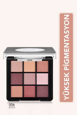 Mat & Işıltılı Kremsi Far Paleti - Eye Shadow Palette - 005 Nude Dude- 8682536048477 - 24