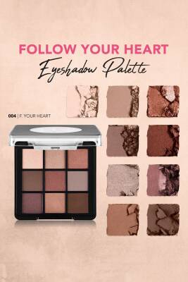 Mat & Işıltılı Kremsi Far Paleti - Eye Shadow Palette - 005 Nude Dude- 8682536048477 - 12