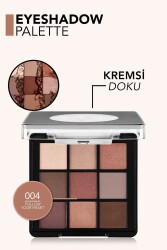 Mat & Işıltılı Kremsi Far Paleti - Eye Shadow Palette - 005 Nude Dude- 8682536048477 - 11