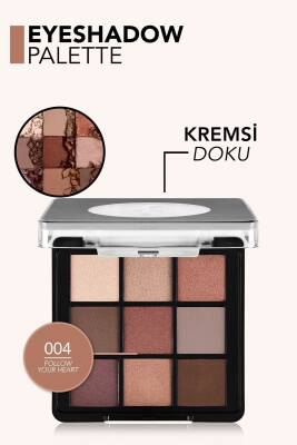 Mat & Işıltılı Kremsi Far Paleti - Eye Shadow Palette - 005 Nude Dude- 8682536048477 - 11