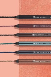 Suya Dayanıklı Jel Göz Kalemi (KOYU KAHVE) - Extreme Tattoo Gel Pencil - 002 Walnut - 8682536028844 - 172