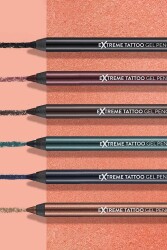 Suya Dayanıklı Jel Göz Kalemi (KOYU KAHVE) - Extreme Tattoo Gel Pencil - 002 Walnut - 8682536028844 - 350