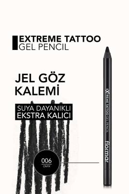 Suya Dayanıklı Jel Göz Kalemi (KOYU KAHVE) - Extreme Tattoo Gel Pencil - 002 Walnut - 8682536028844 - 526