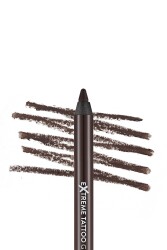 Suya Dayanıklı Jel Göz Kalemi (KOYU KAHVE) - Extreme Tattoo Gel Pencil - 002 Walnut - 8682536028844 - 602