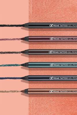 Suya Dayanıklı Jel Göz Kalemi (KOYU KAHVE) - Extreme Tattoo Gel Pencil - 002 Walnut - 8682536028844 - 854