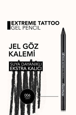 Suya Dayanıklı Jel Göz Kalemi (KOYU KAHVE) - Extreme Tattoo Gel Pencil - 002 Walnut - 8682536028844 - 987