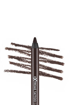 Suya Dayanıklı Jel Göz Kalemi (KOYU KAHVE) - Extreme Tattoo Gel Pencil - 002 Walnut - 8682536028844 - 84
