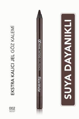 Suya Dayanıklı Jel Göz Kalemi (KOYU KAHVE) - Extreme Tattoo Gel Pencil - 002 Walnut - 8682536028844 - 31