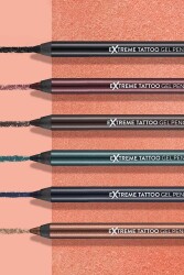 Suya Dayanıklı Jel Göz Kalemi (KOYU KAHVE) - Extreme Tattoo Gel Pencil - 002 Walnut - 8682536028844 - 17