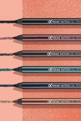 Suya Dayanıklı Jel Göz Kalemi (KOYU KAHVE) - Extreme Tattoo Gel Pencil - 002 Walnut - 8682536028844 - 2