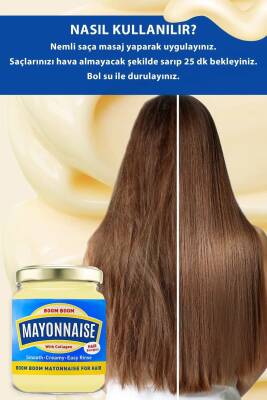 Mayonez Kolajen Içeren Besleyici Saç Maskesi 190 ml - 7