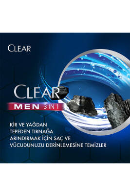 Men 3 In 1 Şampuan & Duş Jeli Arındırıcı Kömür Saç Yüz Vücut Için 350 ml X3 - 13