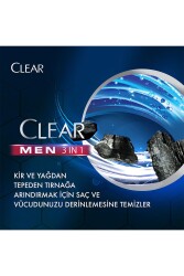 Men 3 In 1 Şampuan & Duş Jeli Arındırıcı Kömür Saç Yüz Vücut Için 350 ml X3 - 4