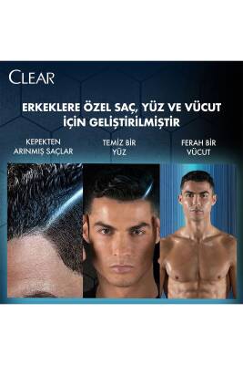 Men 3 In 1 Şampuan & Duş Jeli Arındırıcı Kömür Saç Yüz Vücut Için 350 ml X3 - 5