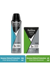 Men Clinical Protection Erkek Sprey Deodorant Ve Stick Deodorant - 1