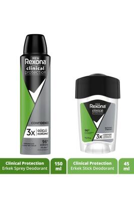 Men Clinical Protection Erkek Sprey Deodorant Ve Stick Deodorant - 1