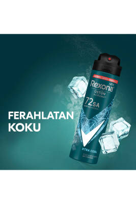 Men Erkek Sprey Deodorant Xtra Cool 72 Saat Kesintisiz Üstün Koruma 150 ml X3 - 52