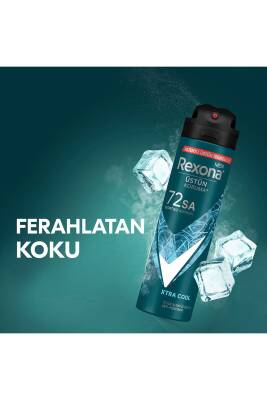 Men Erkek Sprey Deodorant Xtra Cool 72 Saat Kesintisiz Üstün Koruma 150 ml X3 - 12