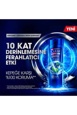 Men Kepeğe Karşı Etkili Şampuan Cool Sport Menthol 350 ml X3 - 3