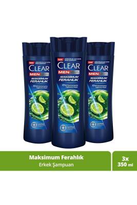 Men Kepeğe Karşı Etkili Şampuan Maksimum Ferahlık 350 ml X3 - 1