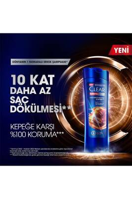 Men Kepeğe Karşı Etkili Şampuan Saç Dökülmesine Karşı 350 ml X3 - 3