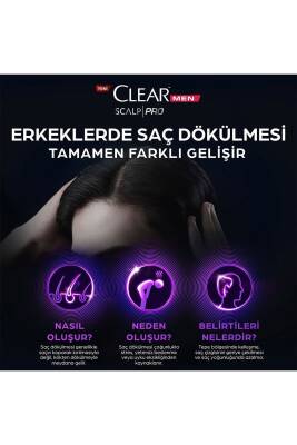 Men Scalp Pro Güçlendirici Şampuan Saç Dökülmesine Ve Kepeğe Karşı Etkili 300 ml - 4