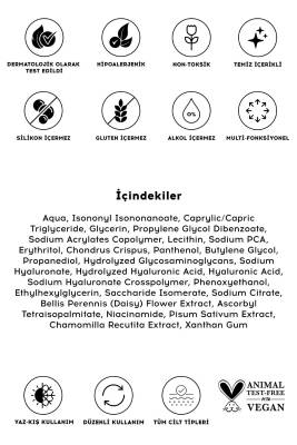 Moisturizer Su Bazlı Nemlendirici Yüz Kremi Cilt Tonu Eşitleyici Aydınlatıcı Tüm Cilt Tipleri - 4