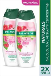 Naturals Ahududu Suyu ve Şakayık Çekirdeği Yağı ile Nemlendirici Duş Jeli 500 ml x2 Adet - 1