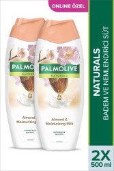 Naturals Badem ve Nemlendirici Süt Duş Jeli 500 ml x2 Adet - 1