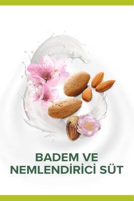 Naturals Badem ve Nemlendirici Süt Duş Jeli 500 ml x2 Adet - 2