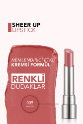 Nemlendirici Parlak Ruj- Sheer Up Lipstick - 009 Baby Girl - 8682536012072 - 7