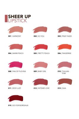 Nemlendirici Parlak Ruj- Sheer Up Lipstick - 013 Gaia - 8682536012119 - 9