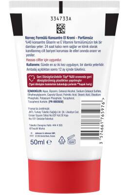 Norveç Formülü El Kremi Parfümsüz 50 ml - 3