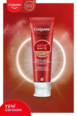 Optic White Kahve, Çay Kullananlar Diş Macunu 125ml, Orta Diş Fırçası, Ağız Bakım Suyu 250ml - 2