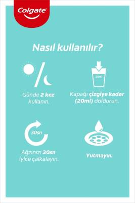 Plax Taze Nane Alkolsüz Ağız Bakım Suyu 250 ml - 6