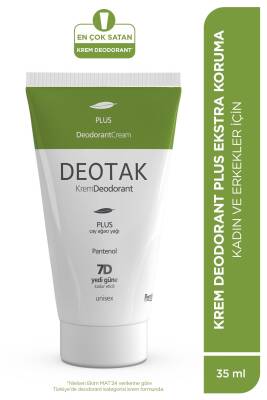 Plus Ekstra Koruma 7 Güne Kadar Etkili Krem Deodorant 35 ml - 1