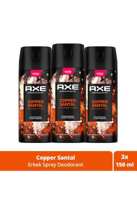 Premium Collection Erkek Sprey Deodorant Copper Santal 72 Saat Ferahlık 150 ml X3 - 1
