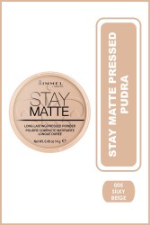 Pudra - Stay Matte Pressed Powder 005 Silky Beige 14 g 3607345064543 - 1