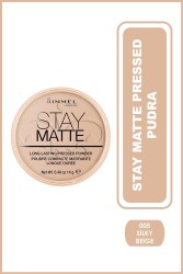 Pudra - Stay Matte Pressed Powder 005 Silky Beige 14 g 3607345064543 - 1