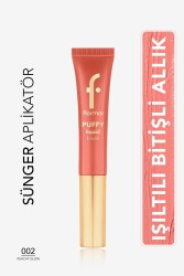 Puffy Nemlendirici Etkili&Parlak Bitişli Sünger Aplikatörlü Likit Allık-002Peachy Glow-8682536093880 - 16