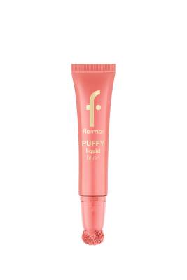 Puffy Nemlendirici Etkili&Parlak Bitişli Sünger Aplikatörlü Likit Allık-002Peachy Glow-8682536093880 - 6
